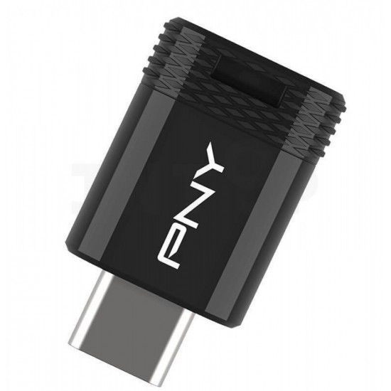 PNY 64GB USB 2.0 Stick USB-C Μαύρο