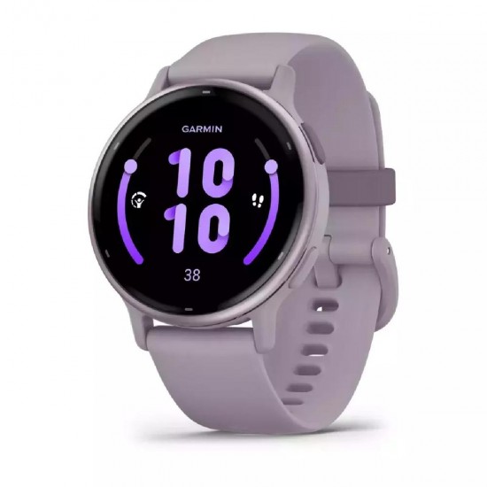 Garmin Vivoactive 5 Aluminium 42mm Αδιάβροχο με Παλμογράφο 010-02862-13 Orchid