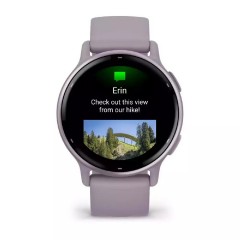 Garmin Vivoactive 5 Aluminium 42mm Αδιάβροχο με Παλμογράφο 010-02862-13 Orchid