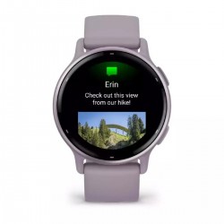 Garmin Vivoactive 5 Aluminium 42mm Αδιάβροχο με Παλμογράφο 010-02862-13 Orchid