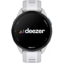 Garmin Forerunner 165 Music 43mm Αδιάβροχο Smartwatch με Παλμογράφο (010-02863-31) Mist Gray/Whitestone