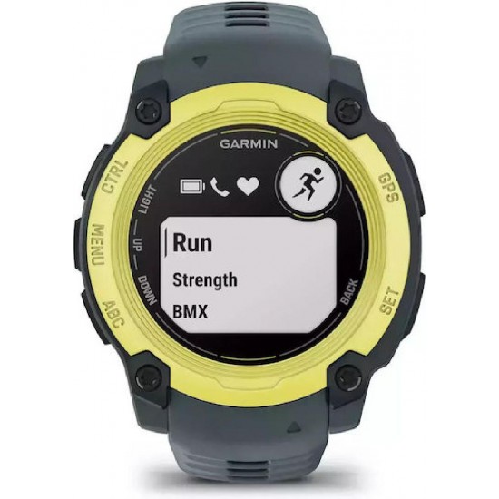 Garmin Instinct E 40mm Αδιάβροχο Smartwatch με Παλμογράφο Electric Lime with Twilight Band