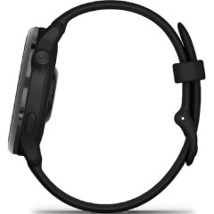 Garmin Vivoactive 6 Aluminium 42mm Αδιάβροχο Smartwatch με Παλμογράφο (010-02985-00) Slate with Black Band