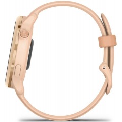Garmin Vivoactive 6 Aluminium 42mm Αδιάβροχο Smartwatch με Παλμογράφο (010-02985-03) Pink Dawn Metallic