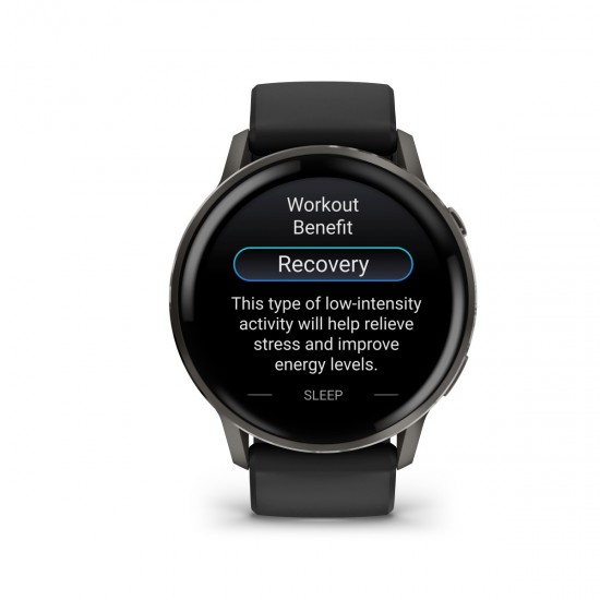 Garmin Venu 4 GPS Smartwatch 45mm (010-03014-00) Slate with Black
