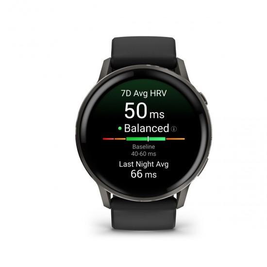 Garmin Venu 4 GPS Smartwatch 45mm (010-03014-00) Slate with Black