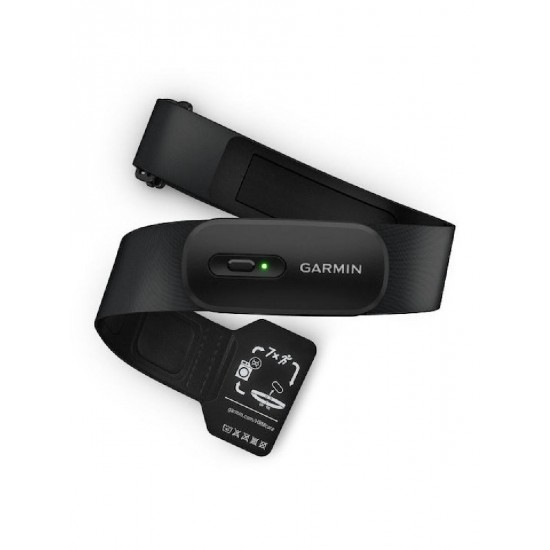 Garmin HRM 200 M-XL Ζώνη Καρδιακών Παλμών Στήθου (010-13388-00) Μαύρο
