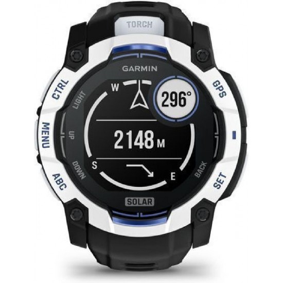 Garmin Instinct 3 Solar Aluminium 50mm (010-02935-03) Whitestone with Black and Blue