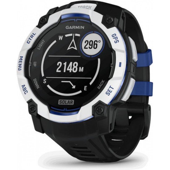 Garmin Instinct 3 Solar Aluminium 50mm (010-02935-03) Whitestone with Black and Blue