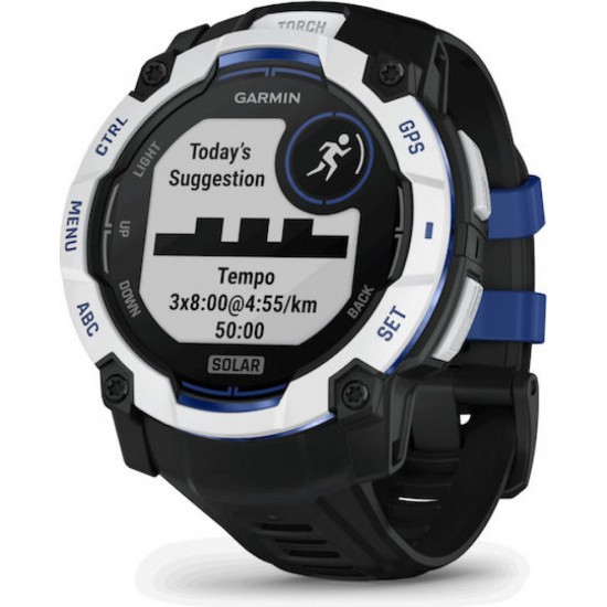 Garmin Instinct 3 Solar Aluminium 50mm (010-02935-03) Whitestone with Black and Blue