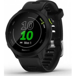 Garmin Forerunner 55 42mm Αδιάβροχο Smartwatch με Παλμογράφο (010-02562-14) Μαύρο