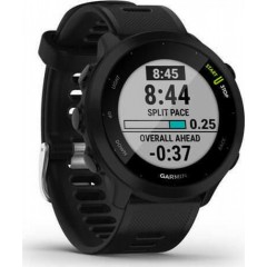 Garmin Forerunner 55 42mm Αδιάβροχο Smartwatch με Παλμογράφο (010-02562-14) Μαύρο