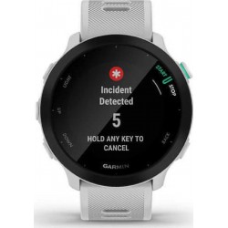 Garmin Forerunner 55 42mm Αδιάβροχο Smartwatch με Παλμογράφο (White) 010-02562-15