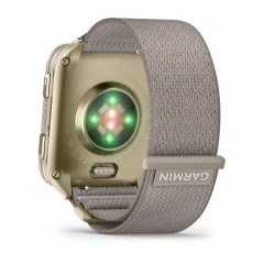 Garmin Venu X1 51.2 mm  (010-02980-09) with Titanium Caseback and French Grey Nylon Band Soft Gold