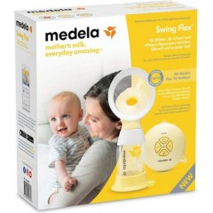 Medela Ηλεκτρικό Απλό Θήλαστρο Swing Flex Κίτρινο 150ml