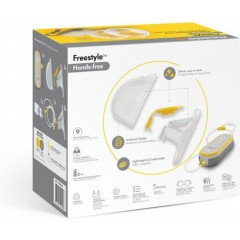 Medela Freestyle Hands Free Φορητό Διπλό Θήλαστρο Μπαταρίας και Ρεύματος Διάφανο