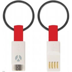 YZSY Bonsai Charge & Sync Micro USB Cable 0.09M + Keychain Red/White