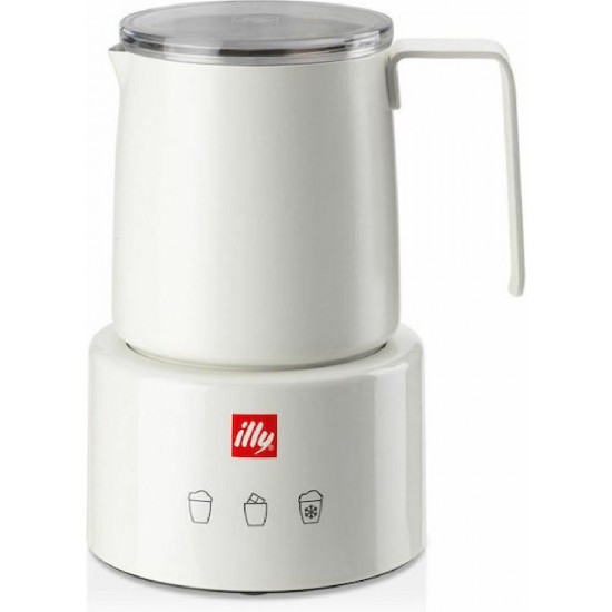 Illy Συσκευή για Ζεστό & Κρύο Αφρόγαλα 250ml Λευκό