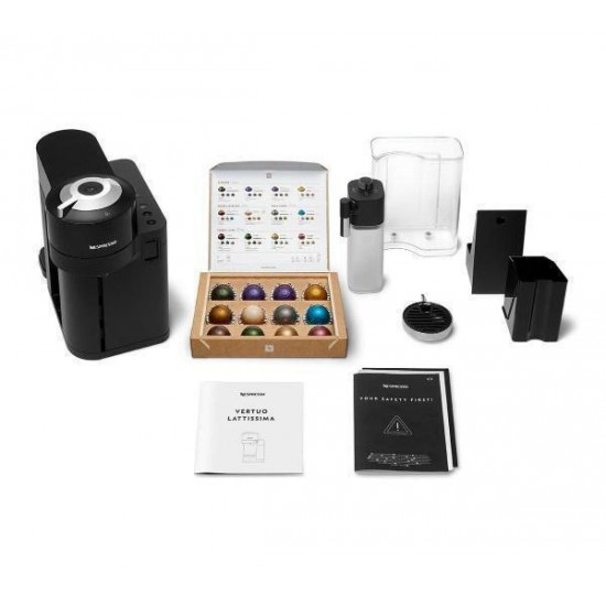 Delonghi Vertuo Lattissima Καφετιέρα για Κάψουλες (ENV300.B) Μαύρη