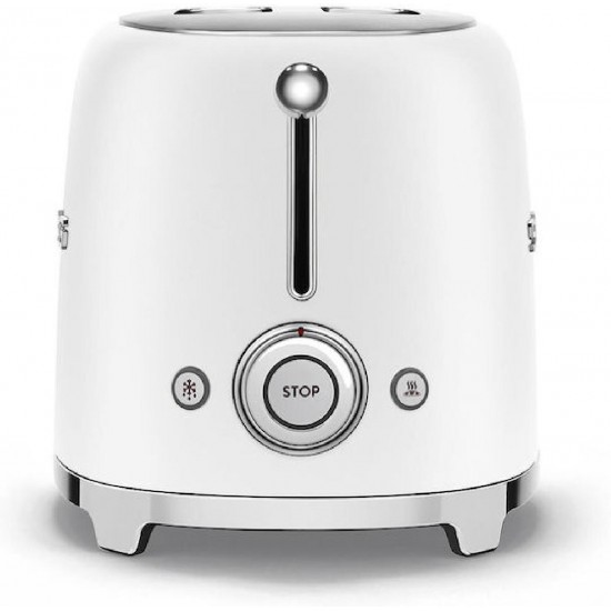 Smeg Φρυγανιέρα 2 Θέσεων 950W Λευκή