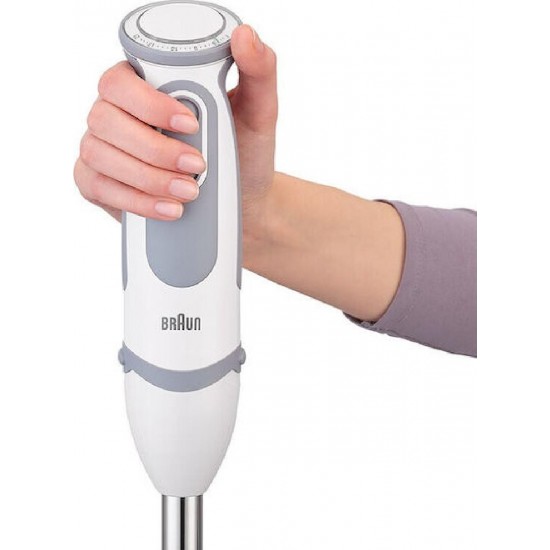 Braun Multiquick 5 MQ5235WH Ραβδομπλέντερ με Ανοξείδωτη Ράβδο 1000W Λευκό