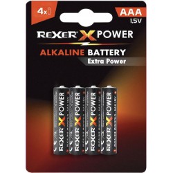 Rexer Αλκαλικές Μπαταρίες AAA 1.5V 4τμχ