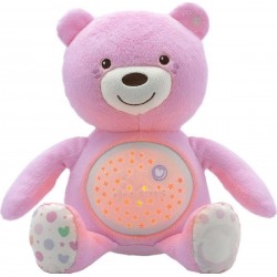 Chicco Βρεφικό Αρκουδάκι με Προβολέα Baby Bear Ροζ Για 0+ (Y02-08015-10)
