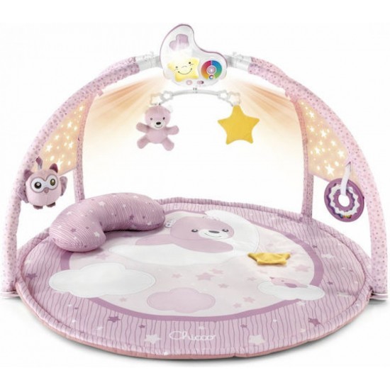 Chicco First Dreams: Enjoy Colours Gym - 3-in-1 Baby Gym with Melodies and Colourful Projections Pink (Y-01-09866-10)