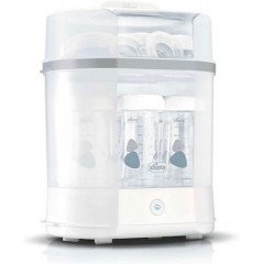 Chicco Βρεφικός Αποστειρωτής Μπιμπερό Ηλεκτρικός SterilNatural 3 in 1 (07391-10) White