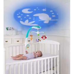Chicco Magic Forest Mobile Musical Projector - Μουσικός Προβολέας Με Μουσική & Περιστροφή Μαγικό Δάσος (11350)