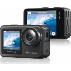 Akaso Brave 7 LE Action Camera 4K Ultra HD Υποβρύχια με WiFi Μαύρη με Οθόνη 2