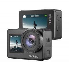 Akaso Brave 7 Action Camera 4K Ultra HD με WiFi Μαύρη με Οθόνη