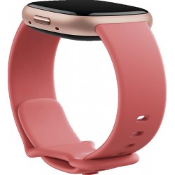 Fitbit Versa 4 Aluminium Αδιάβροχο Smartwatch με Παλμογράφο (Pink Sand/Copper Rose)