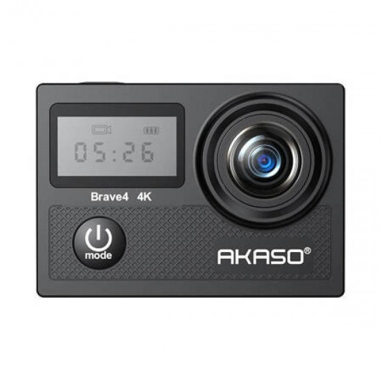 Akaso Brave 4 Action Camera 4K Ultra HD Υποβρύχια (με Θήκη) Accessories Kit με Οθόνη 2