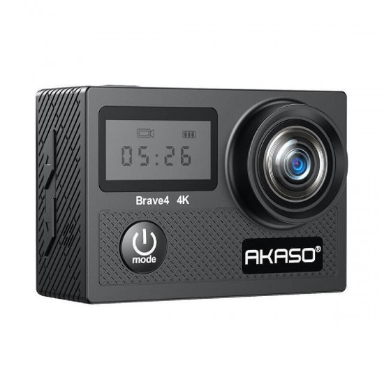 Akaso Brave 4 Action Camera 4K Ultra HD Υποβρύχια (με Θήκη) Accessories Kit με Οθόνη 2