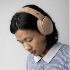 Skullcandy Crusher Evo Ασύρματα/Ενσύρματα Over Ear Headphones (S6EVW-T987) Μπεζ