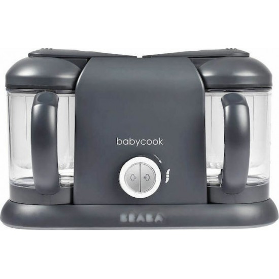 Beaba Babycook Duo Βρεφικός Ατμομάγειρας με Μπλέντερ 2.2lt Dark Grey