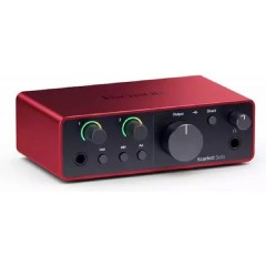 Focusrite Εξωτερική Επαγγελματική Κάρτα Ήχου Scarlett Solo 4th Gen Συνδεσιμότητα USB για PC