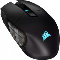 Corsair Scimitar RGB Elite Ασύρματο Gaming Ποντίκι 26000 DPI (CH-9314311-EU) Μαύρο