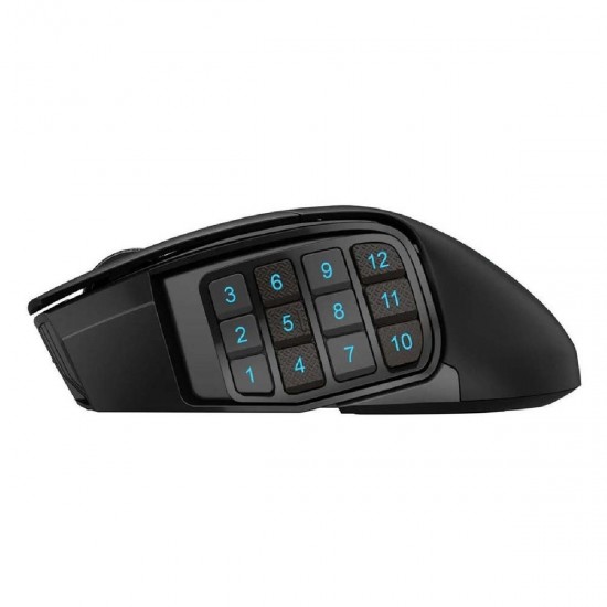 Corsair Scimitar RGB Elite Ασύρματο Gaming Ποντίκι 26000 DPI (CH-9314311-EU) Μαύρο