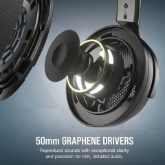 Corsair Virtuoso Pro Over Ear Gaming Headset με σύνδεση 3.5mm (CA-9011370-EU) Black Corsair Virtuoso Pro Over Ear Gaming Headset με σύνδεση 3.5mm (CA-9011370-EU) Black