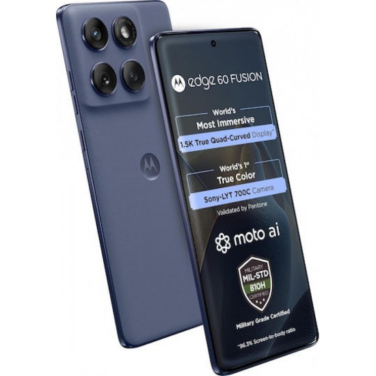 Motorola Edge 60 Fusion 5G Dual SIM (12GB+256GB) Μπλε