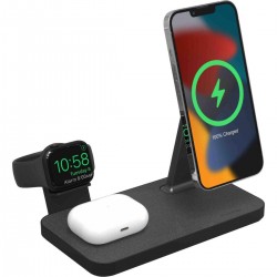 Mophie Snap+ (401309756) Black 3-in1 Wireless Charging Magsafe Stand 15W