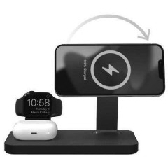 Mophie Snap+ (401309756) Black 3-in1 Wireless Charging Magsafe Stand 15W