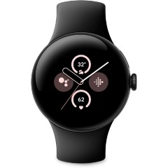 Google Pixel Watch 2 Aluminium με Παλμογράφο LTE (Matte Black) GA05025