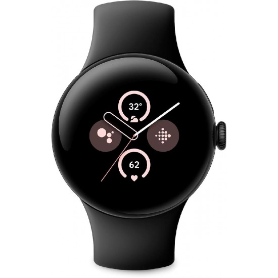 Google Pixel Watch 2 Aluminium με Παλμογράφο LTE (Matte Black) GA05025