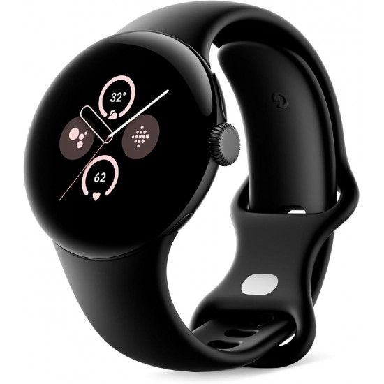 Google Pixel Watch 2 Aluminium με Παλμογράφο LTE (Matte Black) GA05025