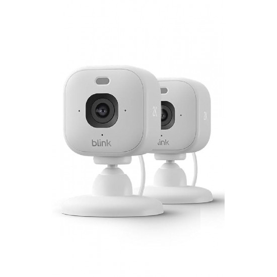 Blink Mini 2k+ Indoor/Outdoor IP Camera 2-pack White