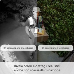 Ring Plus Κάμερα Παρακολούθησης Full HD+ 4MP Αδιάβροχη Λευκό