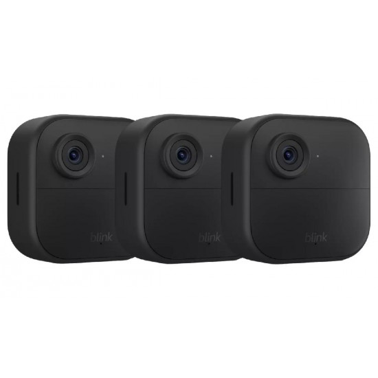 Blink Outdoor 4 HD Smart Security Camera System - 3pack 753/9268 Black